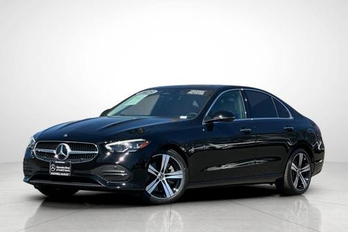 Black 2025 Mercedes-Benz C-Class C 300