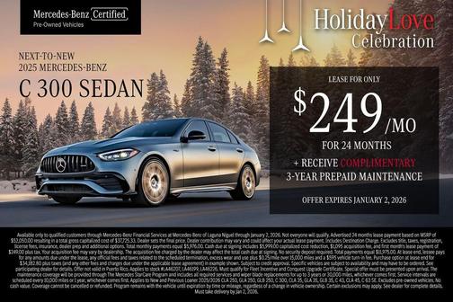 2025 Mercedes-Benz C-Class C 300