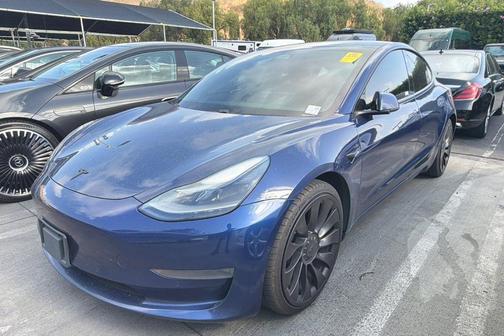Pearl White Multi-Coat 2021 Tesla Model 3 Performance