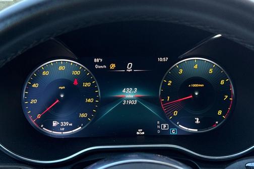 Obsidian Black Metallic 2023 Mercedes-Benz C-Class Cabriolet