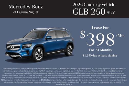 Night Black 2026 Mercedes-Benz GLB 250 Base