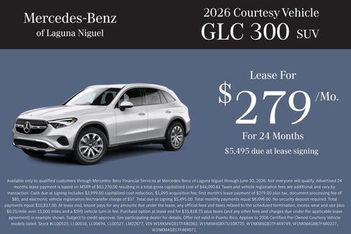Black 2026 Mercedes-Benz GLC 300 Base