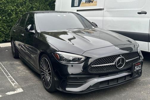 Black 2022 Mercedes-Benz C-Class Sedan