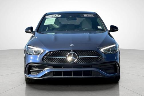 Twilight Blue Metallic 2024 Mercedes-Benz C-Class C 300 4MATIC
