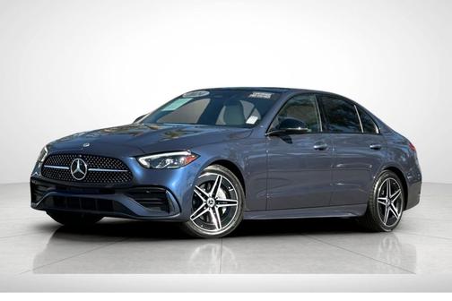Twilight Blue Metallic 2024 Mercedes-Benz C-Class C 300 4MATIC