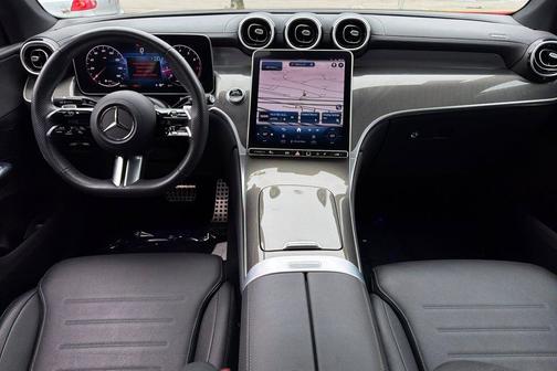 Cirrus Silver Metallic 2024 Mercedes-Benz GLC 300 4MATIC Coupe