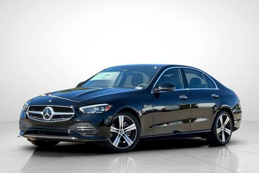 Black 2025 Mercedes-Benz C-Class C 300 4MATIC