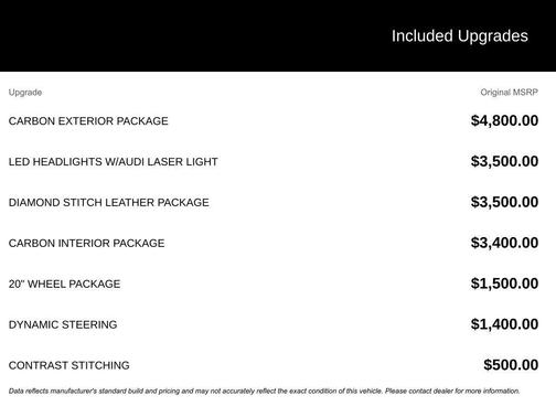 2020 Audi R8 5.2 V10