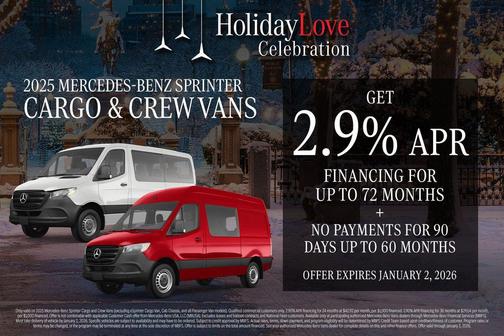 2025 Mercedes-Benz Sprinter 2500 Standard Roof