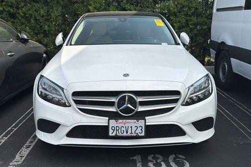 Polar White 2021 Mercedes-Benz C-Class Sedan