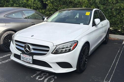 Polar White 2021 Mercedes-Benz C-Class Sedan