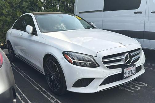Polar White 2021 Mercedes-Benz C-Class Sedan