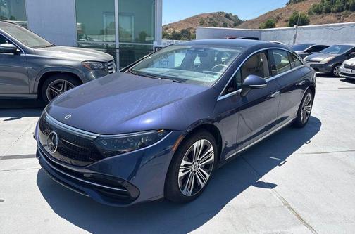 Twilight Blue Metallic 2023 Mercedes-Benz EQS 450 4MATIC