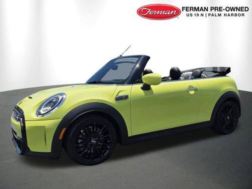 Yellow 2023 MINI Convertible
