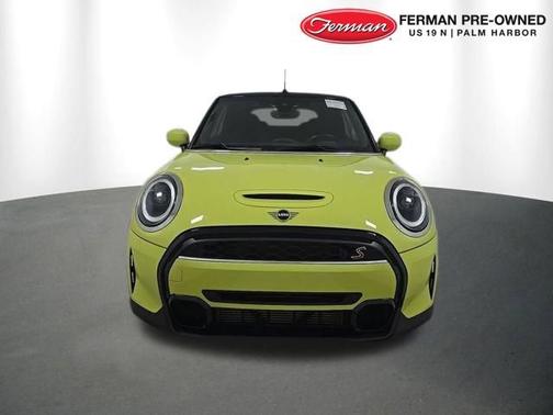 Yellow 2023 MINI Convertible