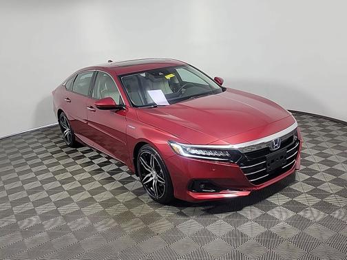 Radiant Red Metallic 2021 Honda Accord Hybrid