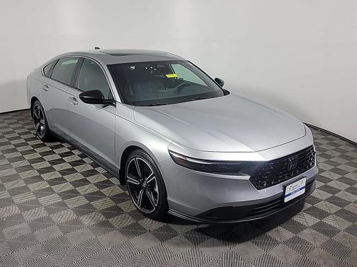 Solar Silver Metallic 2024 Honda Accord Hybrid