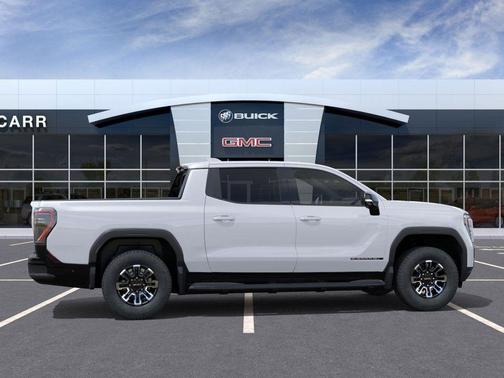 Summit White 2026 GMC Sierra EV Extended Range Elevation