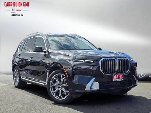 Black Sapphire Metallic 2024 BMW X7 xDrive40i