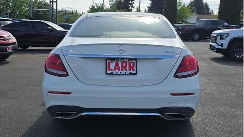 White 2017 Mercedes-Benz E-Class 4MATIC
