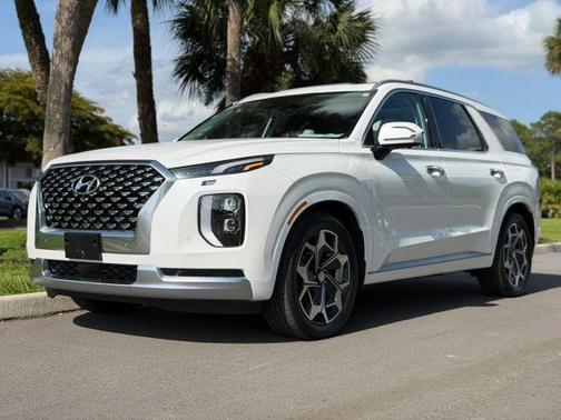 Hyper White 2022 Hyundai PALISADE Calligraphy