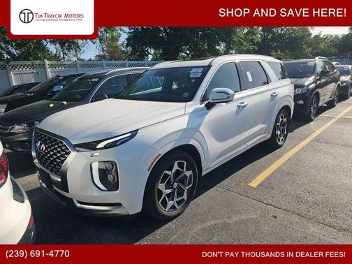 Hyper White 2022 Hyundai PALISADE Calligraphy