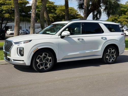 Hyper White 2022 Hyundai PALISADE Calligraphy