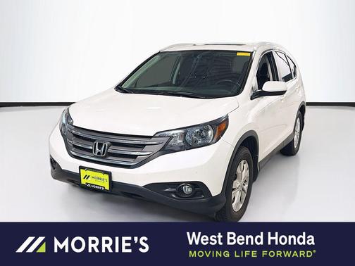 White Diamond Pearl 2013 Honda CR-V EX-L