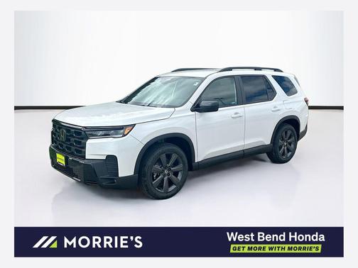 Platinum White Pearl 2026 Honda Pilot Sport