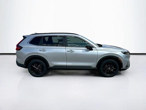 Solar Silver Metallic 2025 Honda CR-V Hybrid Sport AWD