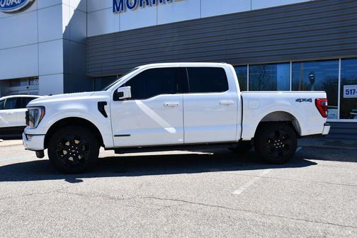 Star White Metallic Tri-Coat 2023 Ford F-150 Lariat