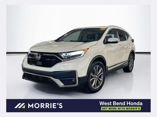 Platinum White Pearl 2021 Honda CR-V AWD Touring