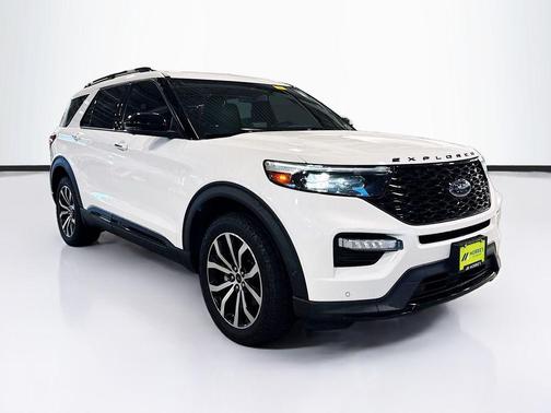 Star White Metallic Tri-Coat 2020 Ford Explorer ST