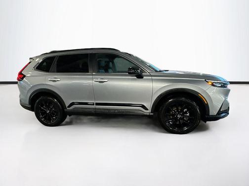 Solar Silver Metallic 2025 Honda CR-V Hybrid Sport AWD