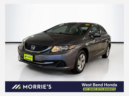 Modern Steel Metallic 2014 Honda Civic LX