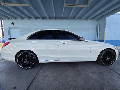 White 2015 Mercedes-Benz C-Class 4dr Sdn C 300 RWD