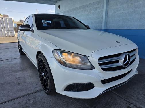 White 2015 Mercedes-Benz C-Class 4dr Sdn C 300 RWD