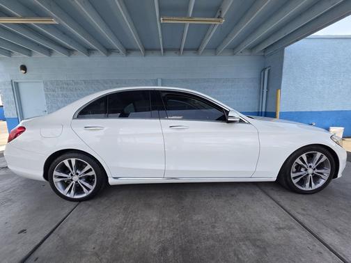 White 2016 Mercedes-Benz C-Class 4dr Sdn C 300 RWD