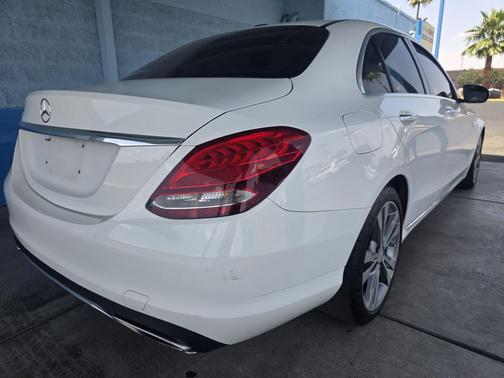 White 2016 Mercedes-Benz C-Class 4dr Sdn C 300 RWD