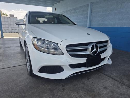 White 2016 Mercedes-Benz C-Class 4dr Sdn C 300 RWD