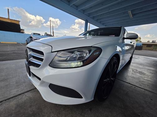 White 2018 Mercedes-Benz C-Class C 300 Sedan