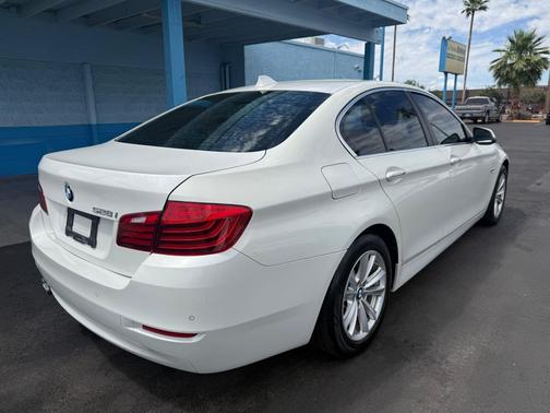 White 2015 BMW 528 4dr Sdn 528i RWD