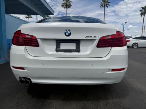 White 2015 BMW 528 4dr Sdn 528i RWD