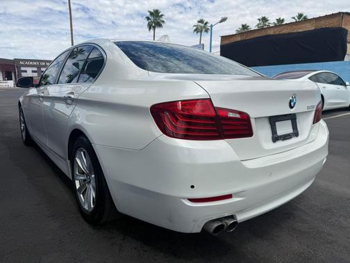 White 2015 BMW 528 4dr Sdn 528i RWD