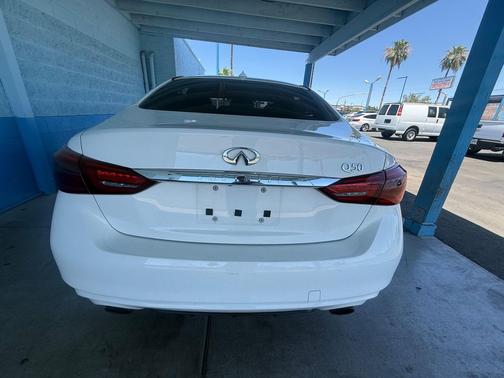 Pure White 2020 INFINITI Q50 Base