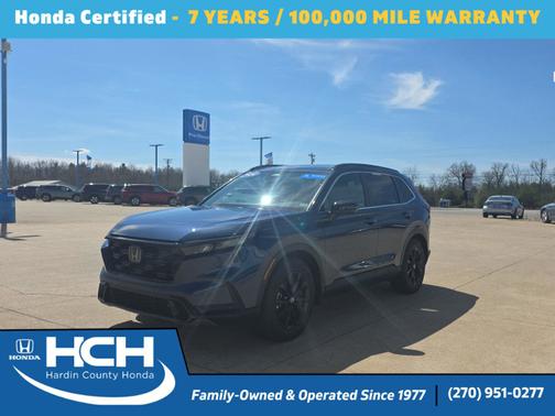 Canyon River Blue Metallic 2024 Honda CR-V Hybrid