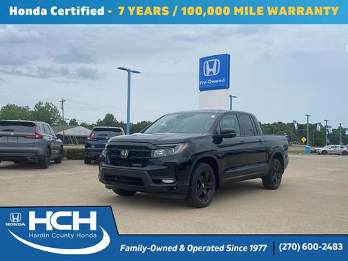 Crystal Black Pearl 2024 Honda Ridgeline
