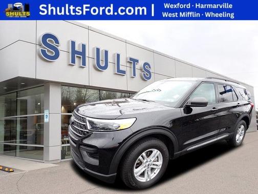 AGATE BLACK METALLIC 2023 Ford Explorer XLT