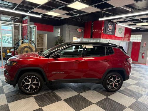Red 2025 Jeep Compass Limited