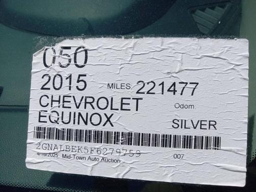 2015 Chevrolet Equinox 1LT